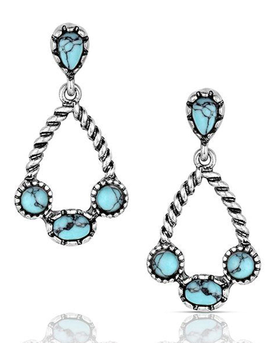 Wander West Turquoise Earrings - Aer6569