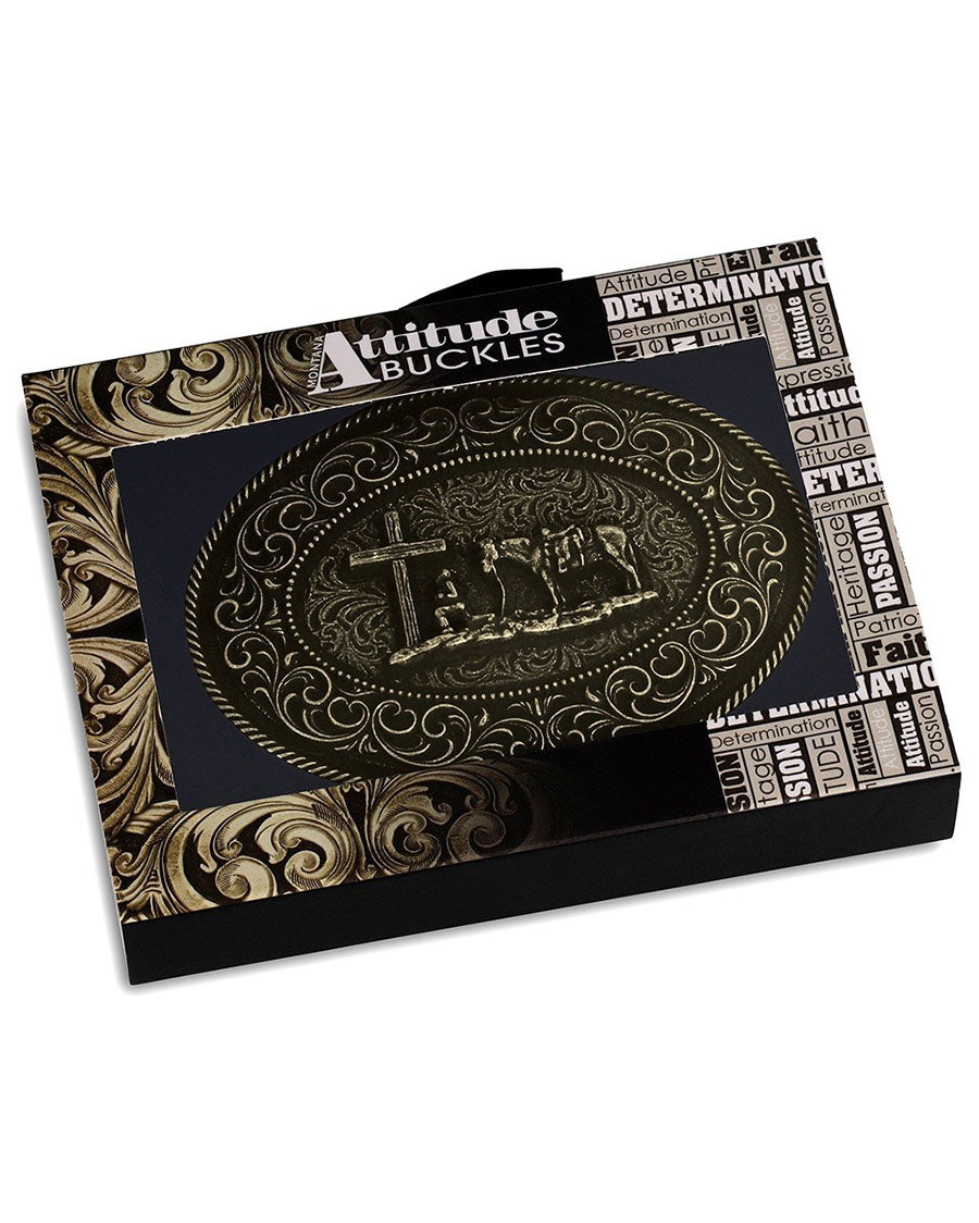 Faith In Him Christian Cowboy Buckle - A1080C