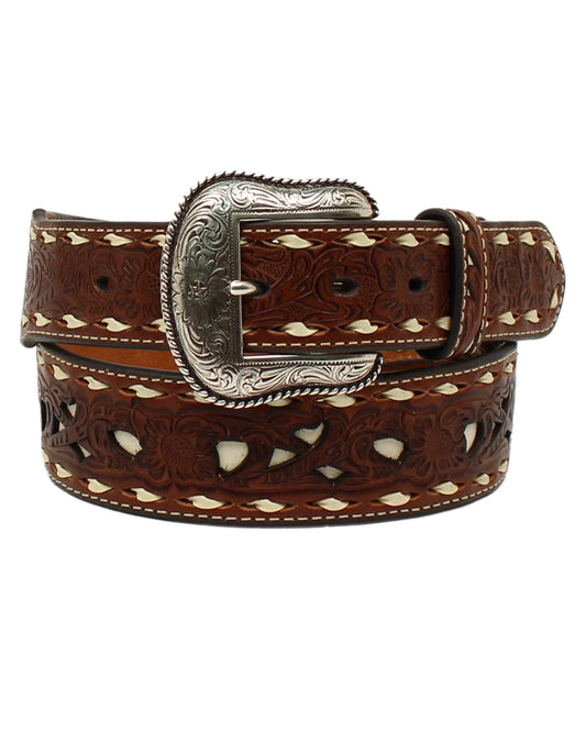 Tooled Leather Belt