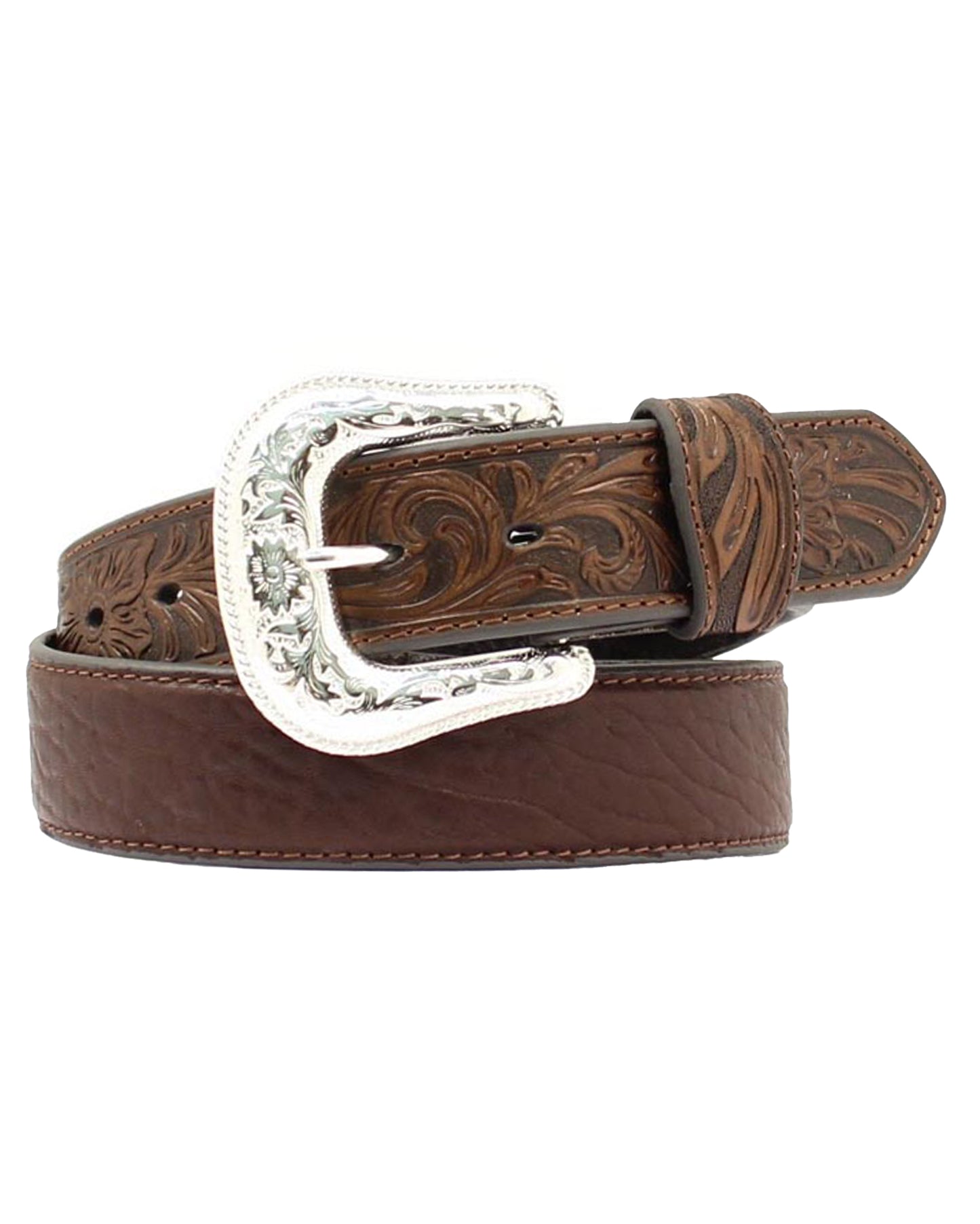 Men's Two Tone Distressed Belt