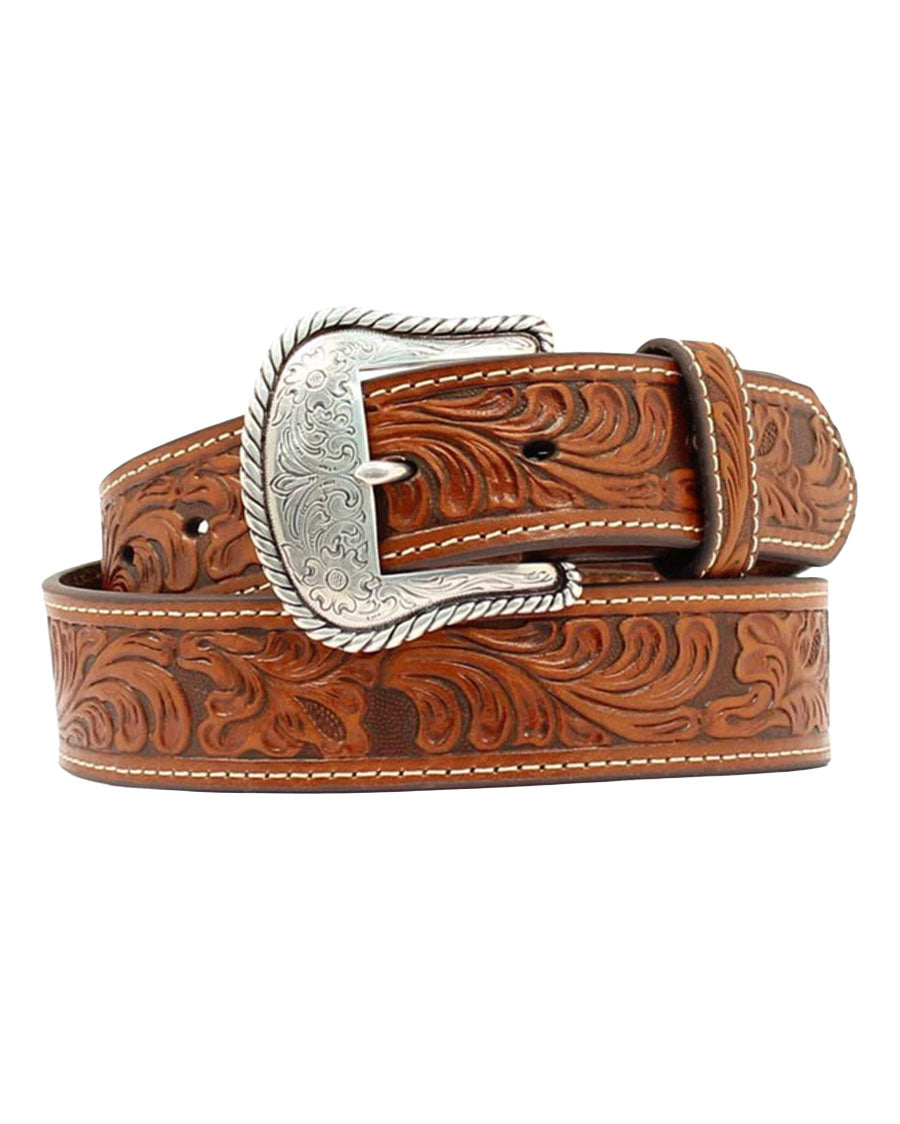 N2446008 - Belt Floral Embossed Tn