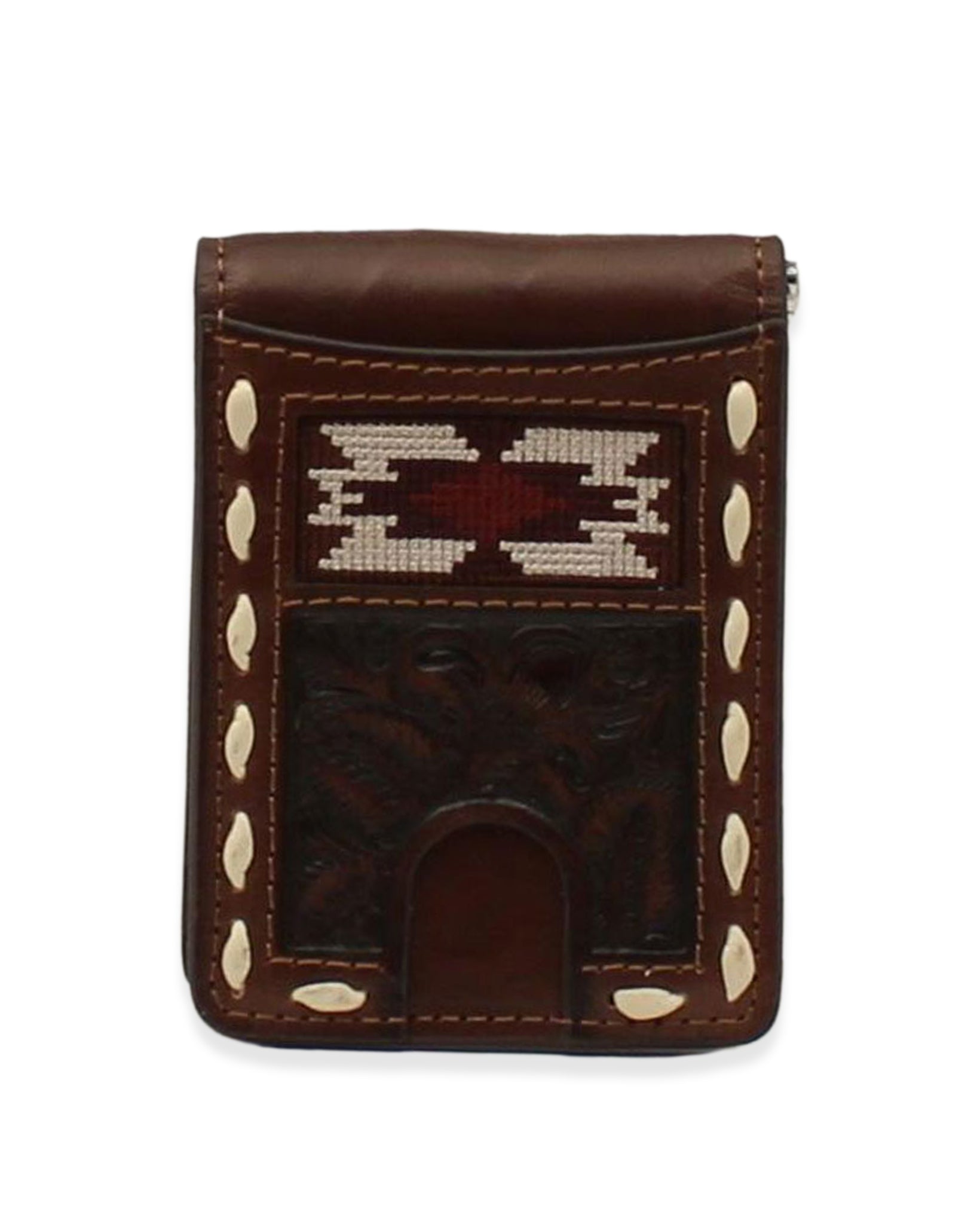 Southwest Inlay Bifold Money Clip Wallet by Nocona from Skip’s Western Outfitters | MFW-N500040002-O/S