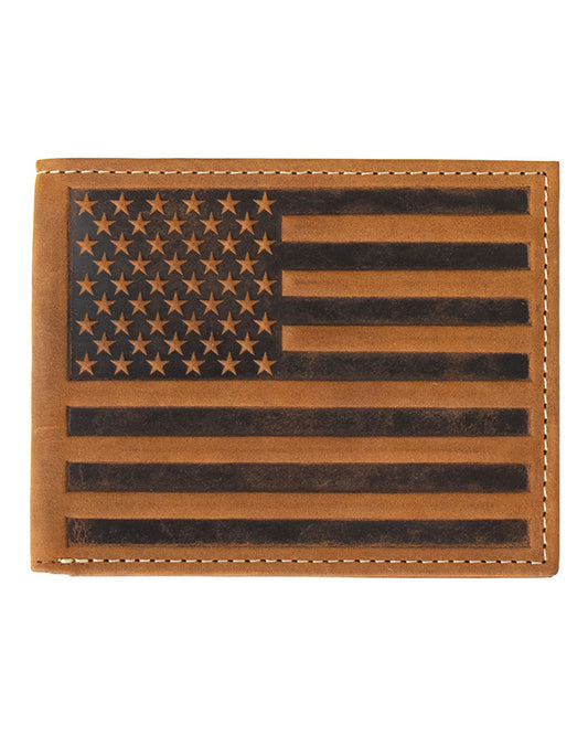 Men's American Flag Bi-Fold Wallet - N500044202