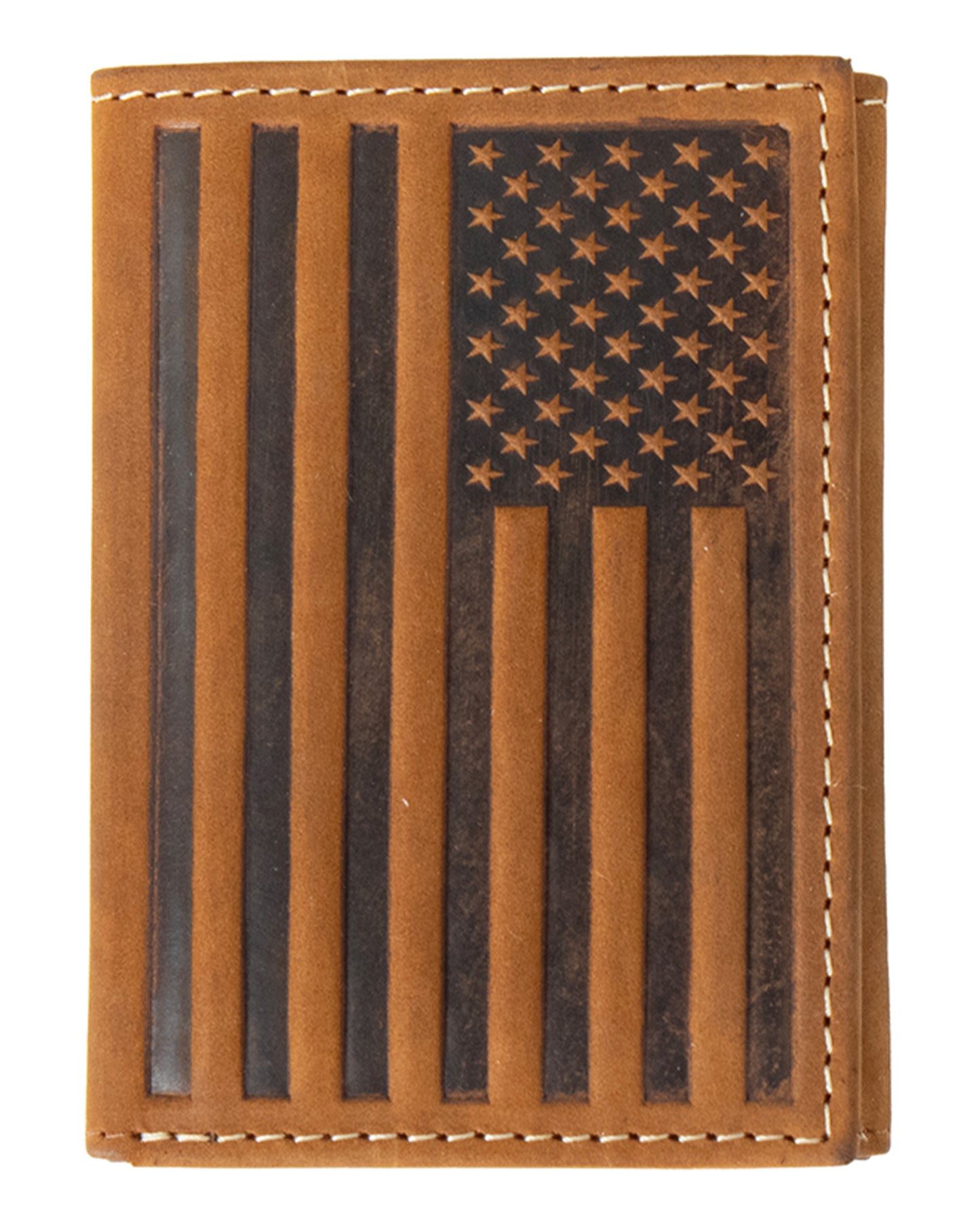 Embossed American Flag Trifold Wallet by Nocona from Skip’s Western Outfitters | MFW-N500044302-O/S