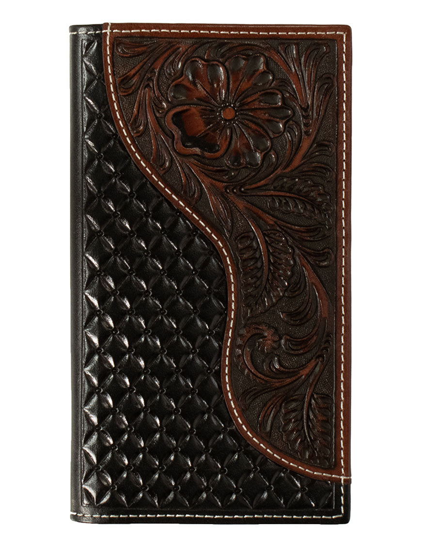 Floral Embossed Rodeo Wallet - N500046702