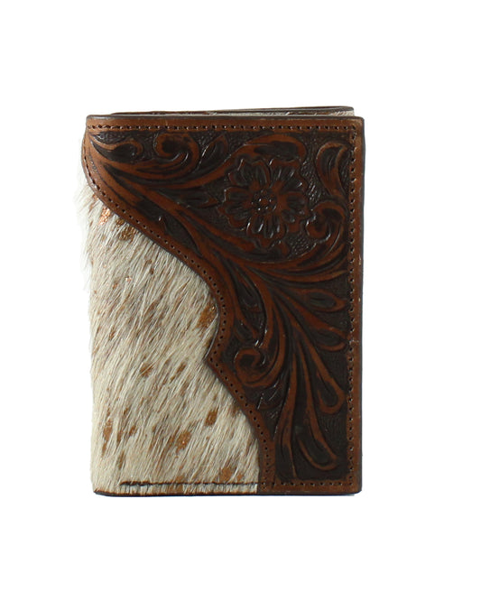 Calf Hair Trifold Wallet