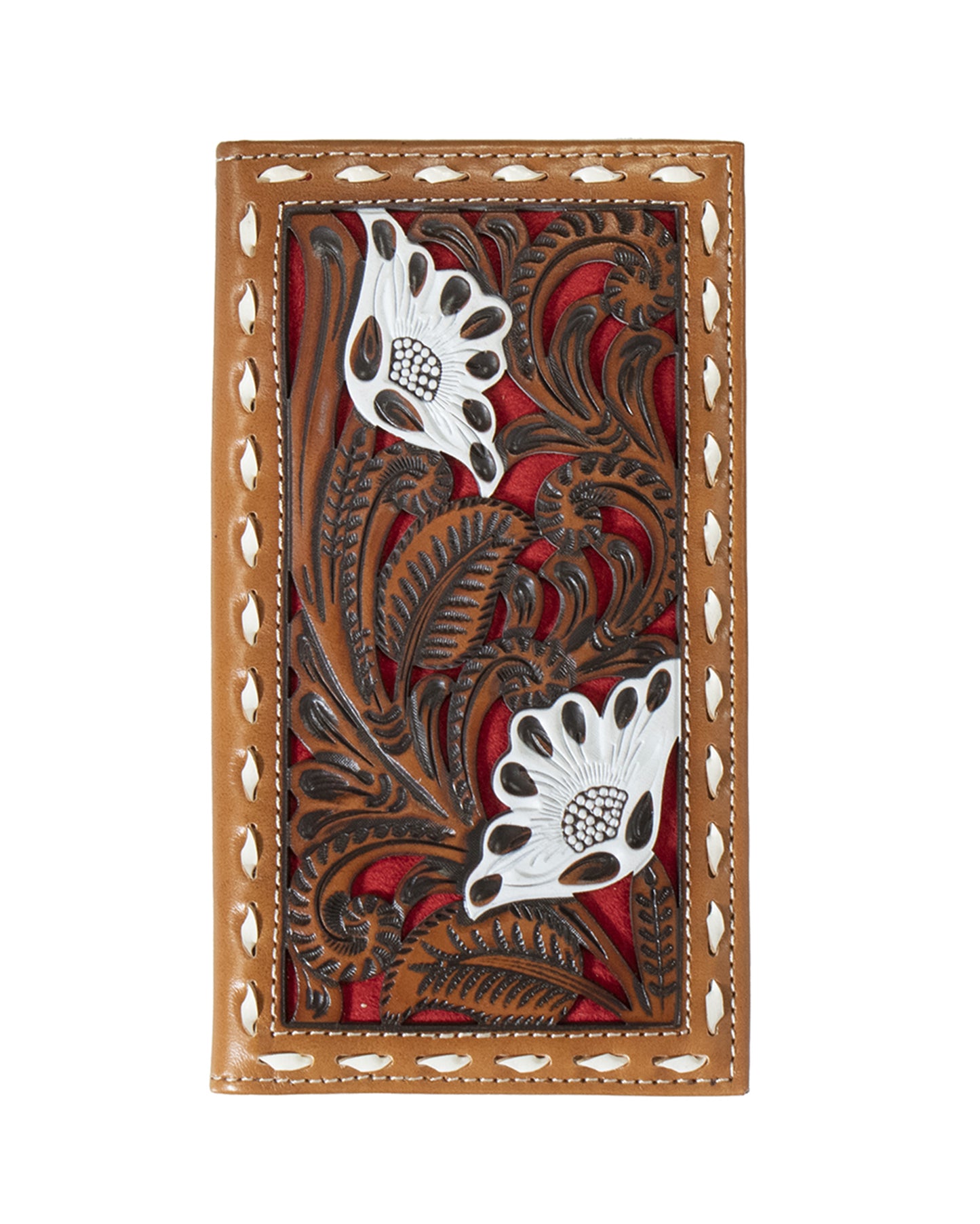 Floral Overlay Rodeo Wallet