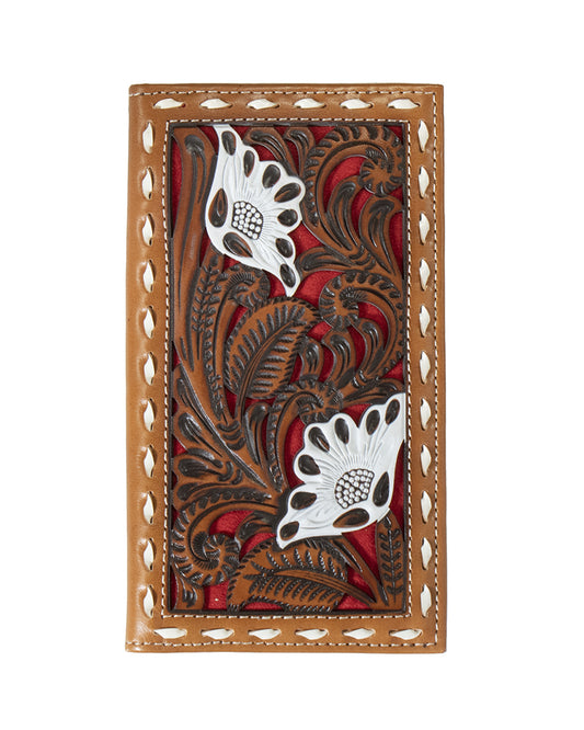 Floral Overlay Rodeo Wallet