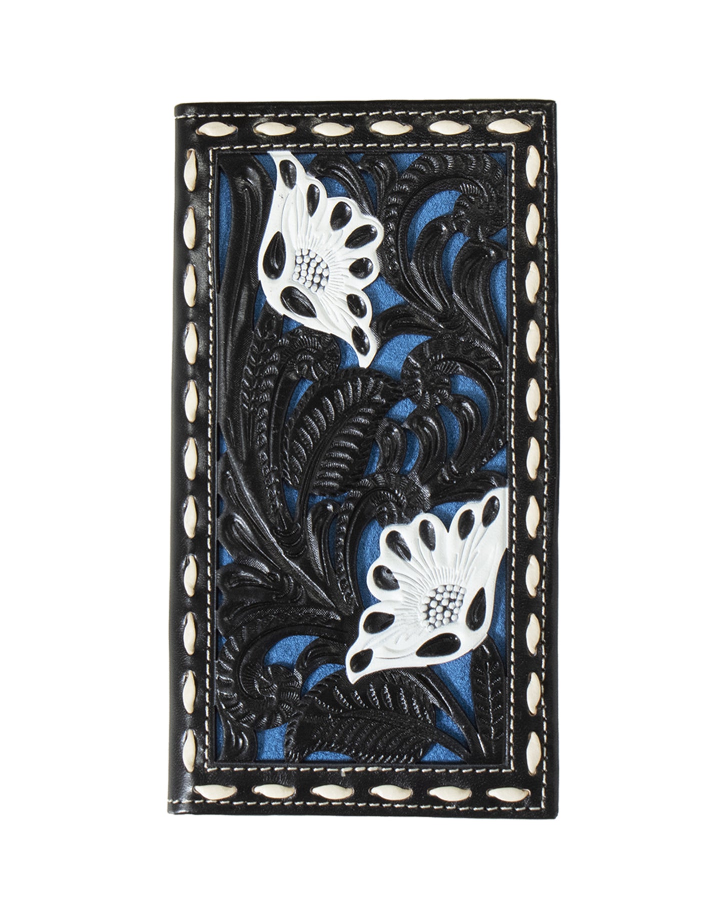 Floral Overlay Rodeo Wallet
