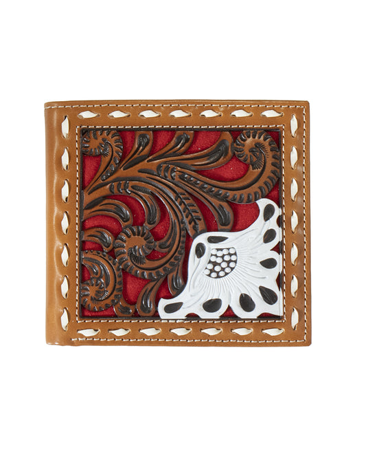 Suede Underlay Bifold Wallet