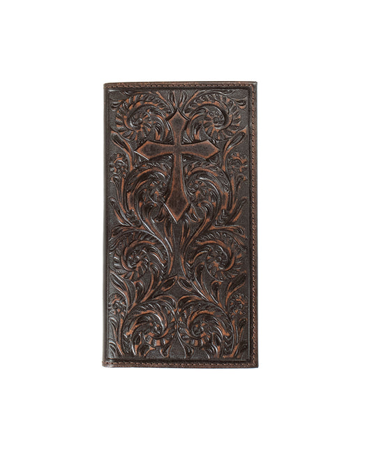 Embossed Scrolling Rodeo Wallet