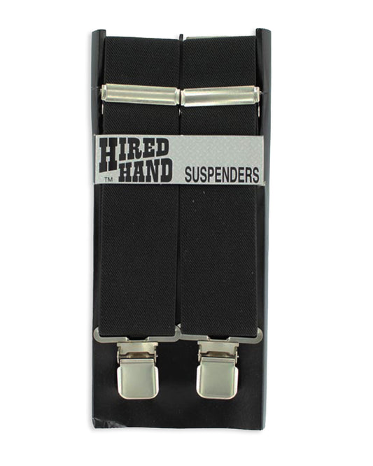 Suspenders Black - N8510001 by MFW from Skip’s Western Outfitters | MFW-N8510001-48