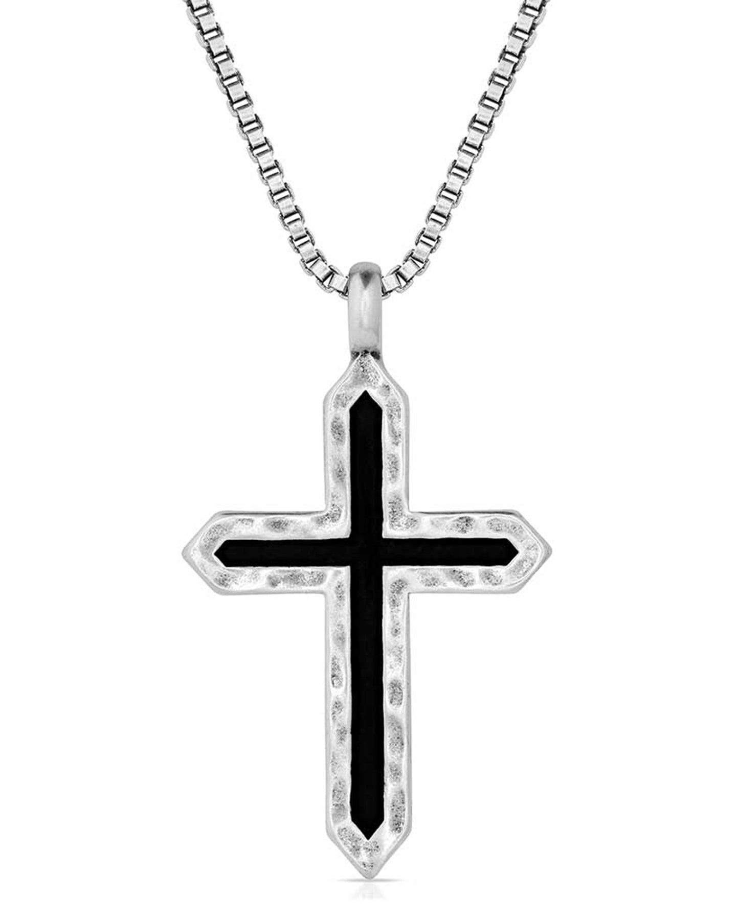 Deep Faith Cross Necklace by Montana Silversmiths from Skip’s Western Outfitters | MON-NC6009-O/S