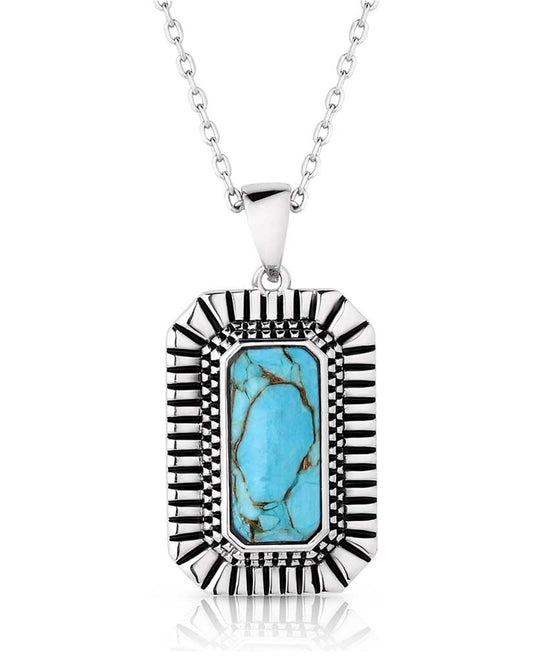Turquoise Sky Necklace by Montana Silversmiths from Skip’s Western Outfitters | MON-NC6110-O/S