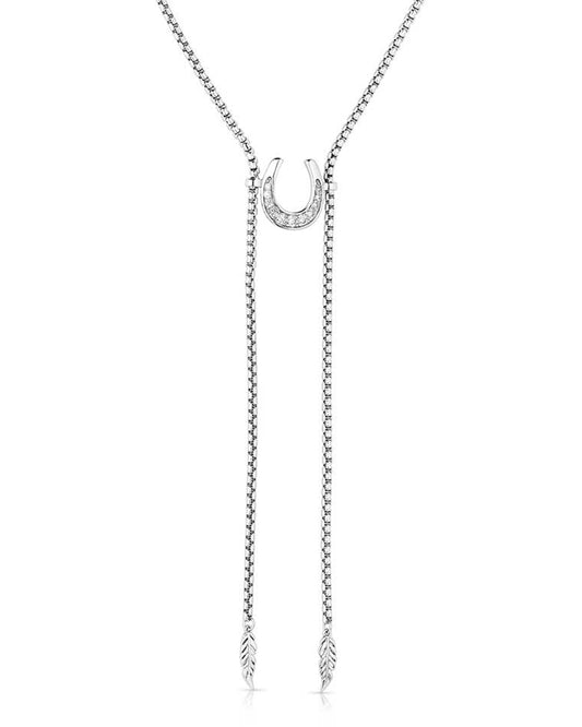 Between Luck Necklace by Montana Silversmiths from Skip’s Western Outfitters | MON-NC6120-O/S