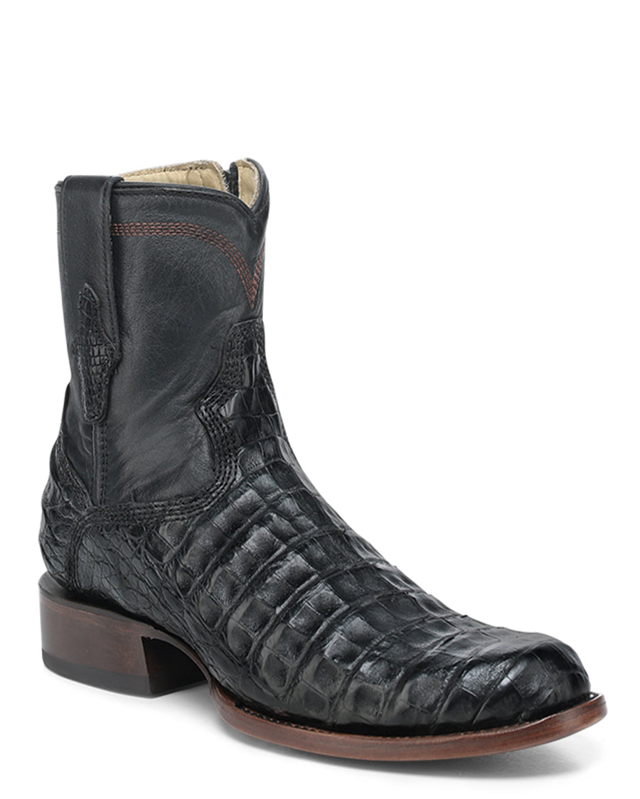 Men's Exotic Short Round Toe Western Boots - A4961 by Corral from Skip’s Western Outfitters | COR-A4961-080-D