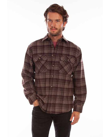 Men's Wool Blend Heavy Weight Flannel