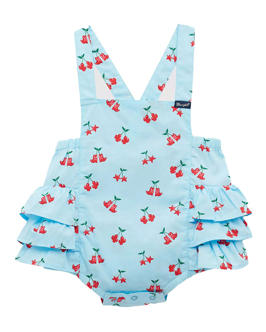 Infants And Toddlers' Baby Girls' Western Printed Ruffle Bodysuit - 112379436