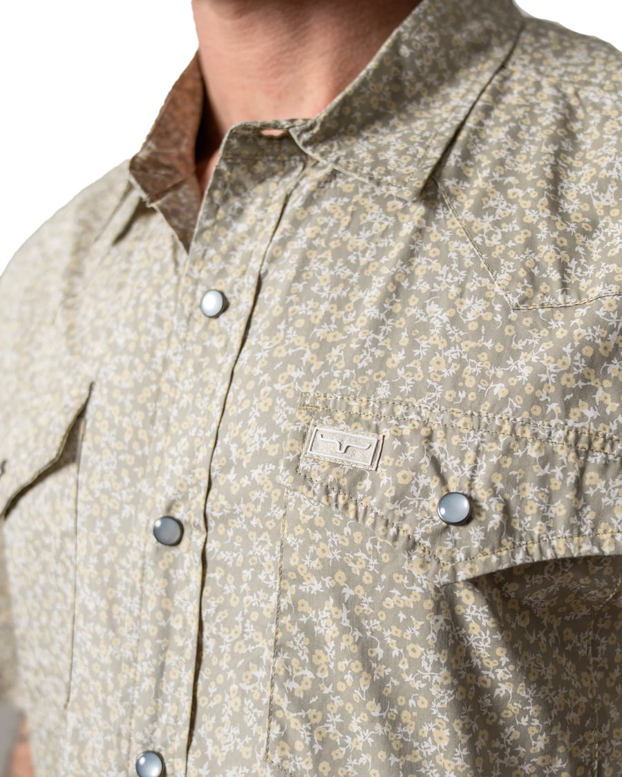 Men's Bascom Short Sleeve Western Snap Shirt - Mds0000092-Gn009