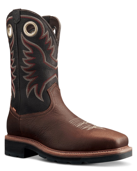 Men's The Longhaul Waterproof Square Composite Toe Work Boots by Tecovas from Skip’s Western Outfitters | TEC-10083-TOB-070-D