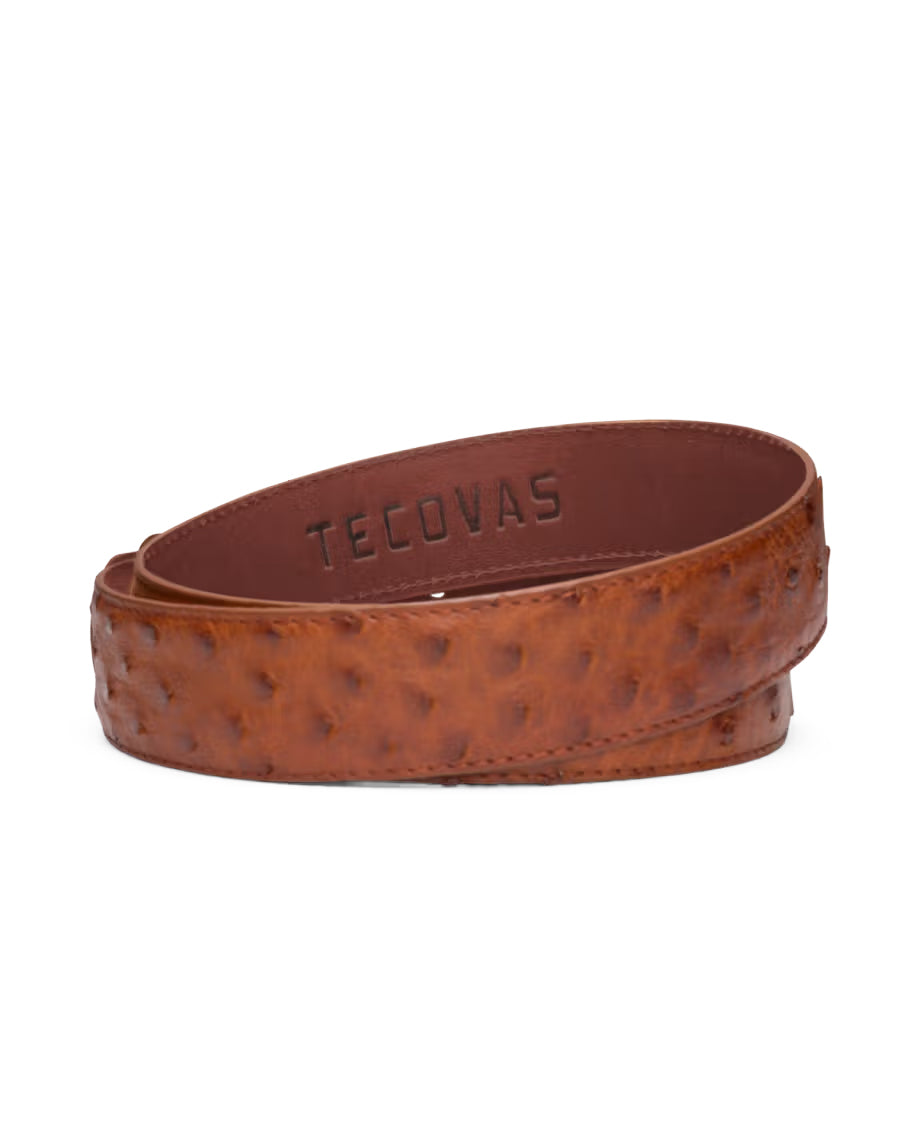 Men's Ostrich Belt II - 30342-Pec