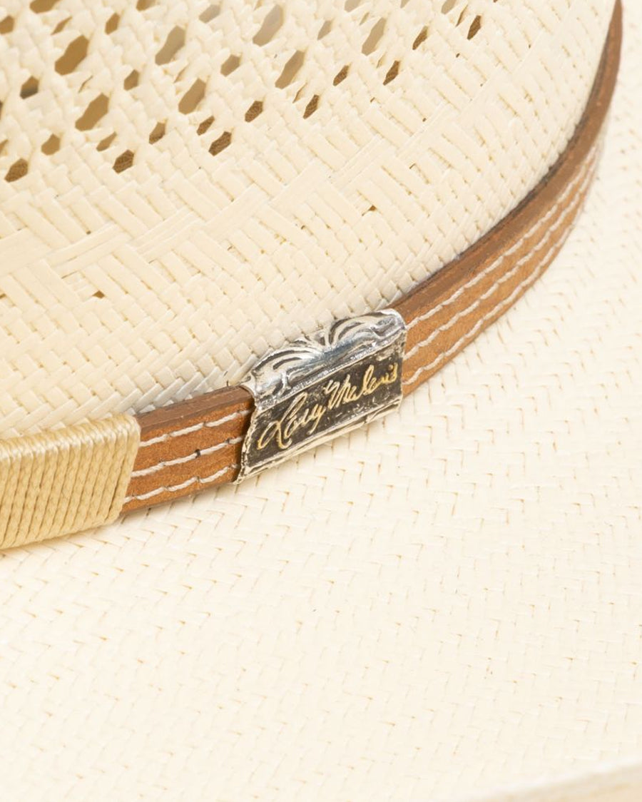 Larry Mahan 10X Wyatt Natural Western Straw Cowboy Hat