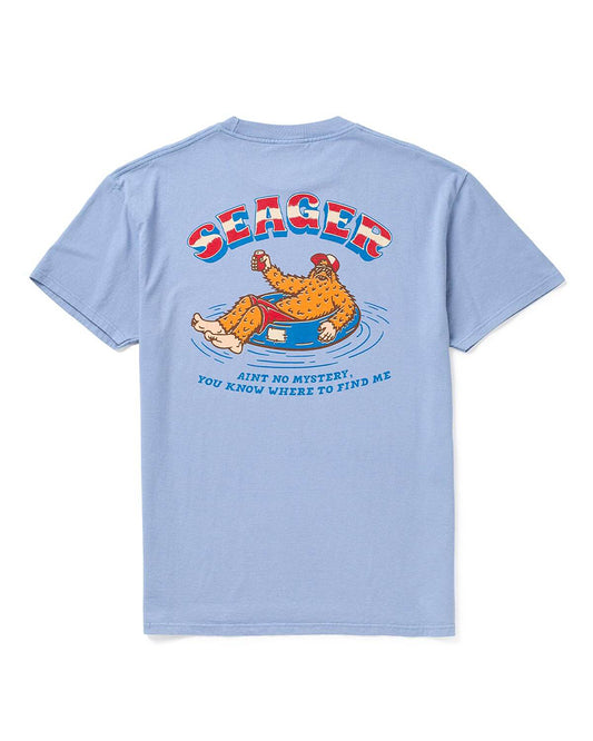 Men's Tubular Tee - Mtsu26Tublblu by Seager from Skip’s Western Outfitters | SEA-MTSU26TUBLBLU-S-FADED-DENIM