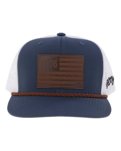 1776 Liberty Roper 6-Panel Trucker Cap - 2655T-Nvwh