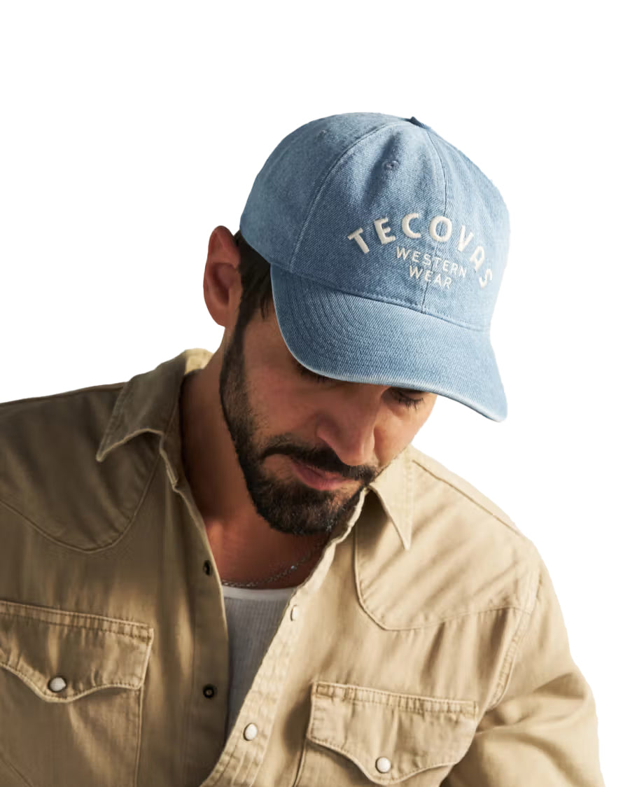 Tecovas Western Wear Denim Cap - 31205-Blu