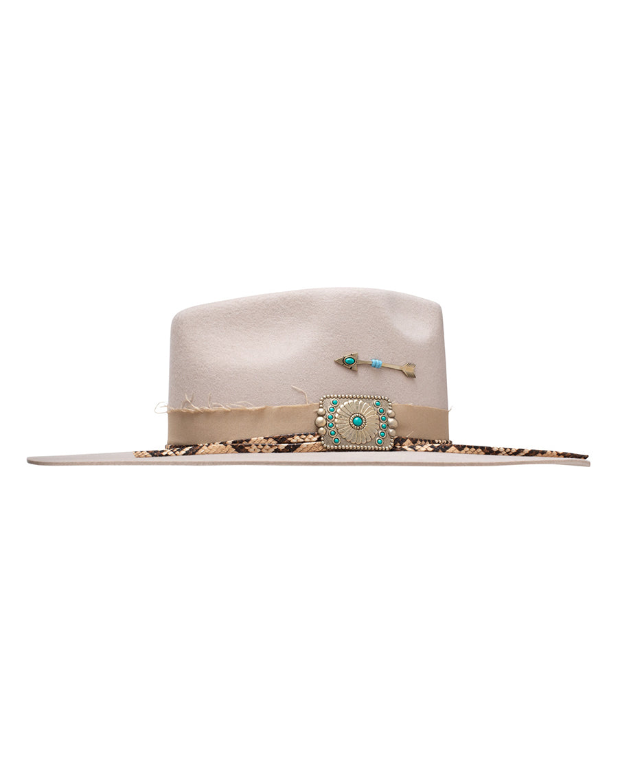 Women's Spear Point Wool Western Hat