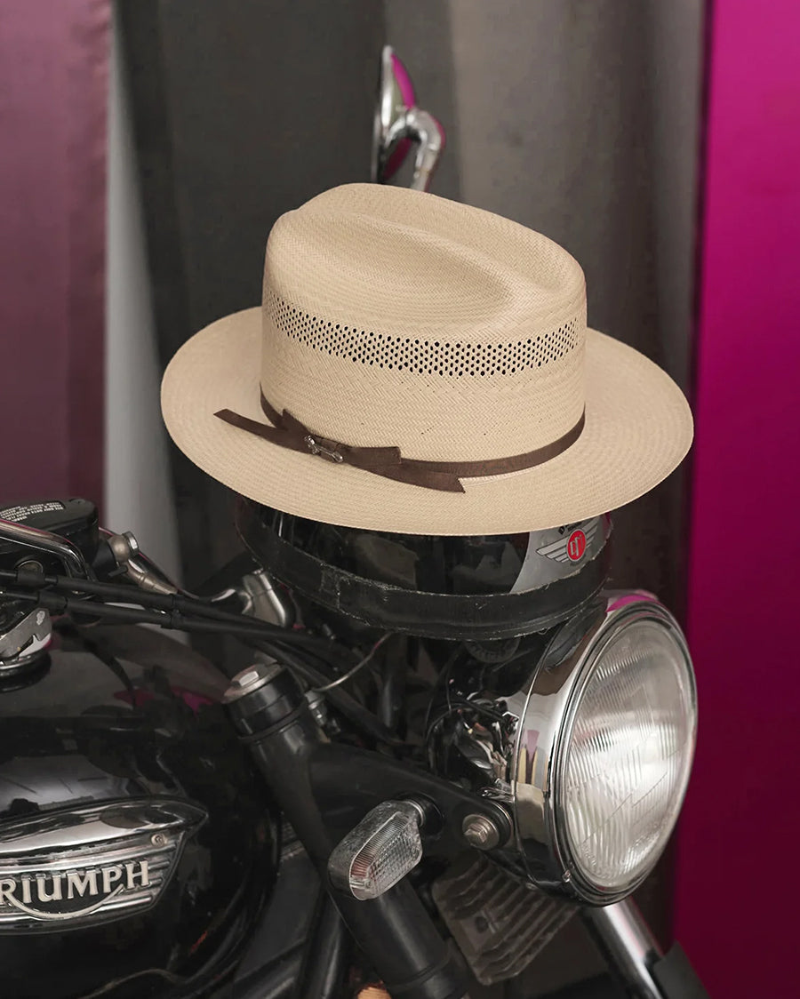 Open Road 10X Vented Straw Cowboy Hat - SSOPRV-0526-T1