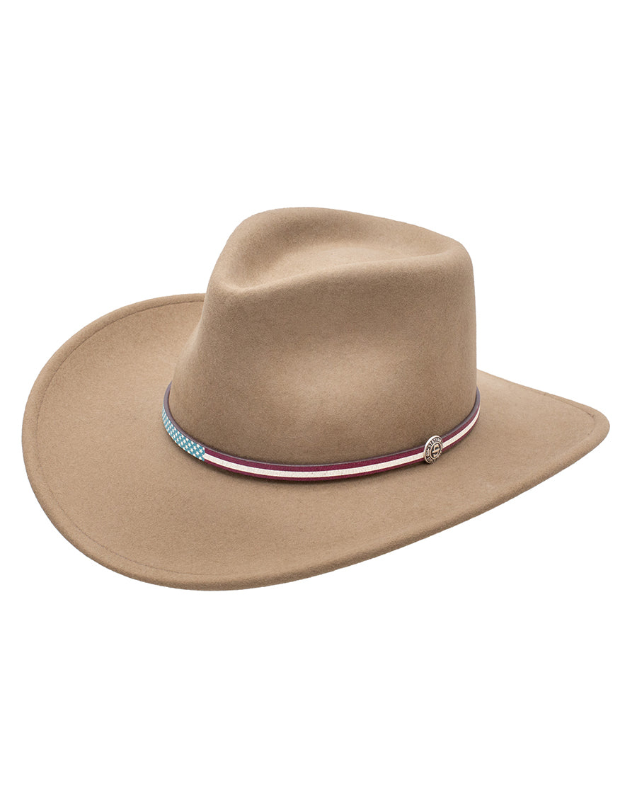 Limited Edition USA 250th Anniversary Bozeman Wool Western Hat - Twb250-8132-Mu by Stetson Hats from Skip’s Western Outfitters | HAT-TWB250-8132-MU-S