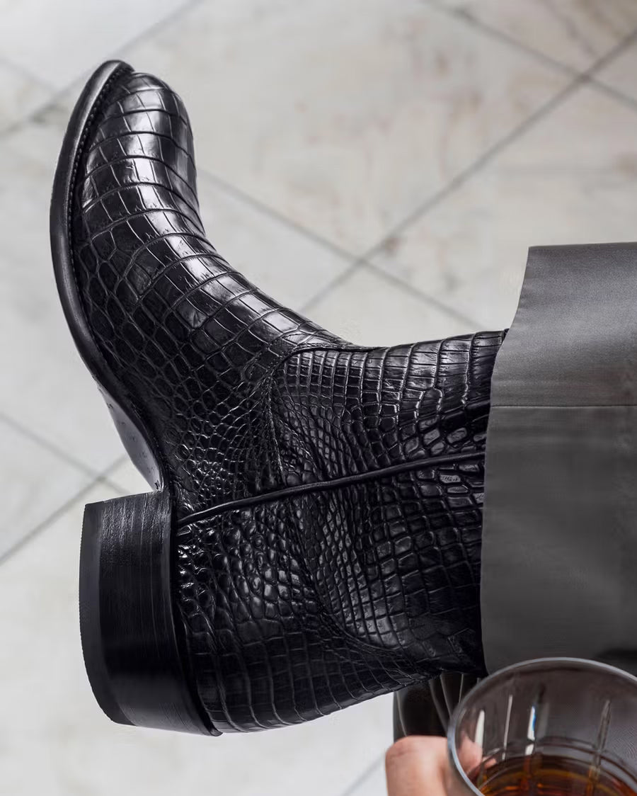 Men's The Marshall Exotic Western Boots - 10037-Mid