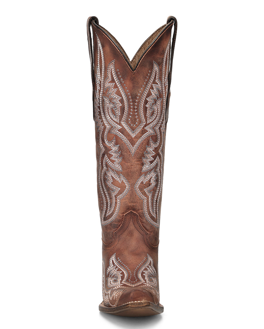 Circle G Women's Shedron Embroidery Triad Tall Top Western Boots - L8072