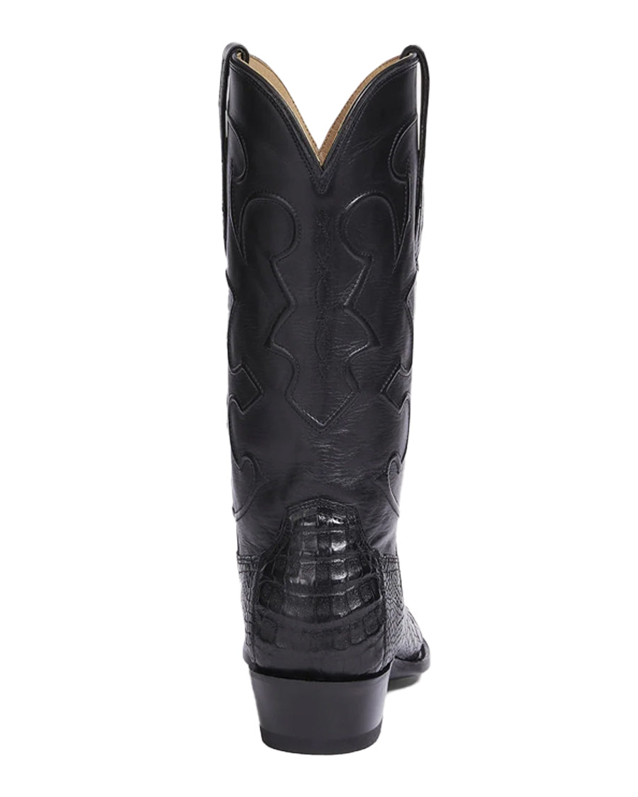 Men's Charles Caiman Crocodile Belly Boots