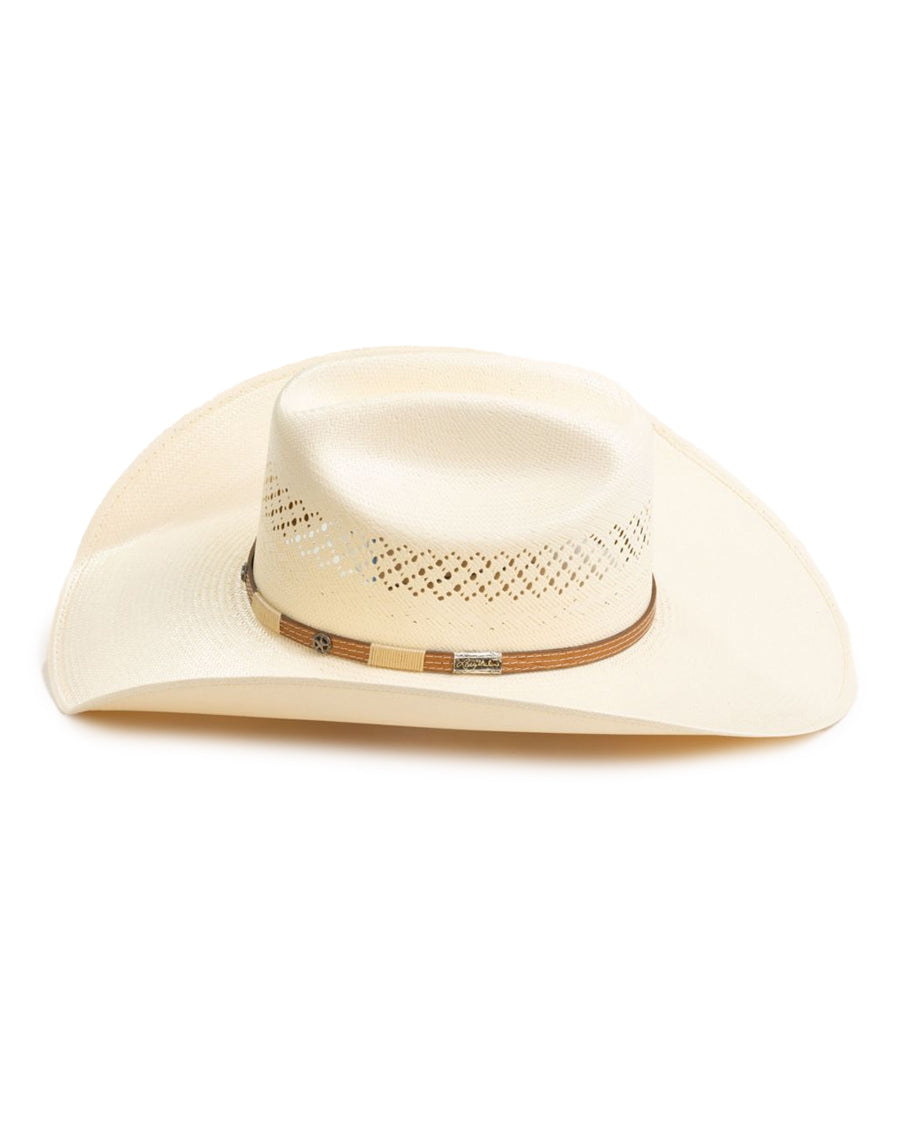 Larry Mahan 10X Wyatt Natural Western Straw Cowboy Hat