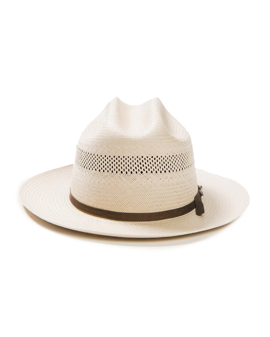 Open Road 10X Vented Straw Cowboy Hat - SSOPRV-0526-T1