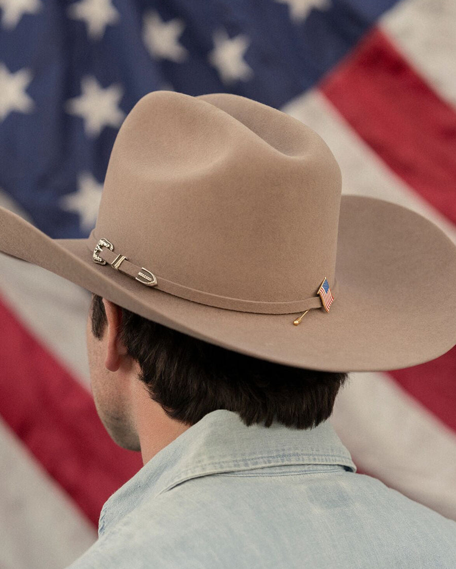 Limited Edition USA 250th Anniversary Skyline 6X Fur Felt Western Hat - Sfs250-7542-E5 by Stetson Hats from Skip’s Western Outfitters | HAT-SFS250-7542-E5-6-7/8
