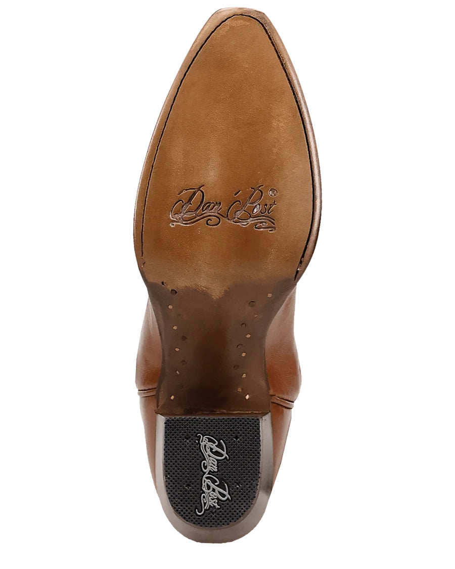 Women's Marsala Leather Western Boots - Dp7174