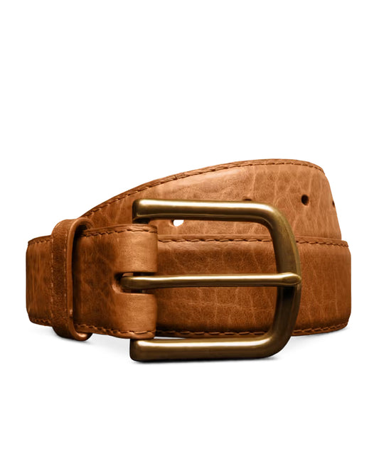Men's Bison Belt - 30336-Tan by Tecovas from Skip’s Western Outfitters | TEC-30336-TAN-32