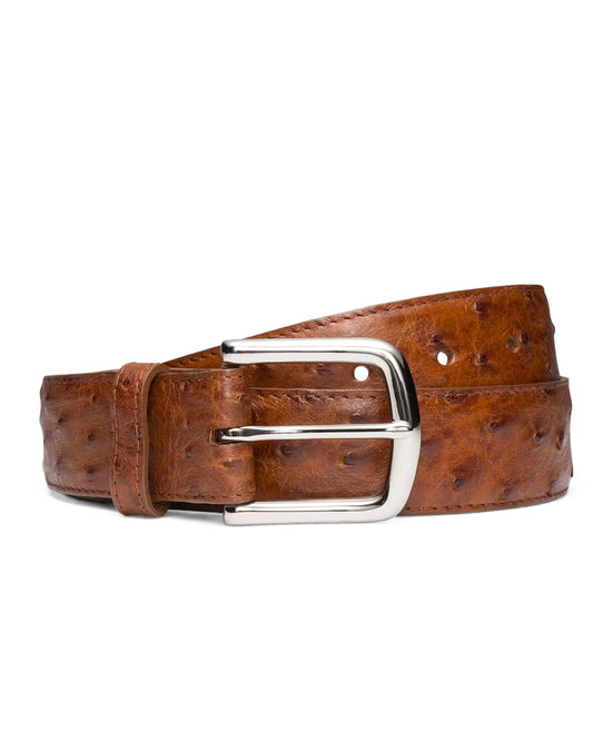 Men's Ostrich Belt II - 30342-Pec by Tecovas from Skip’s Western Outfitters | TEC-30342-PEC-34