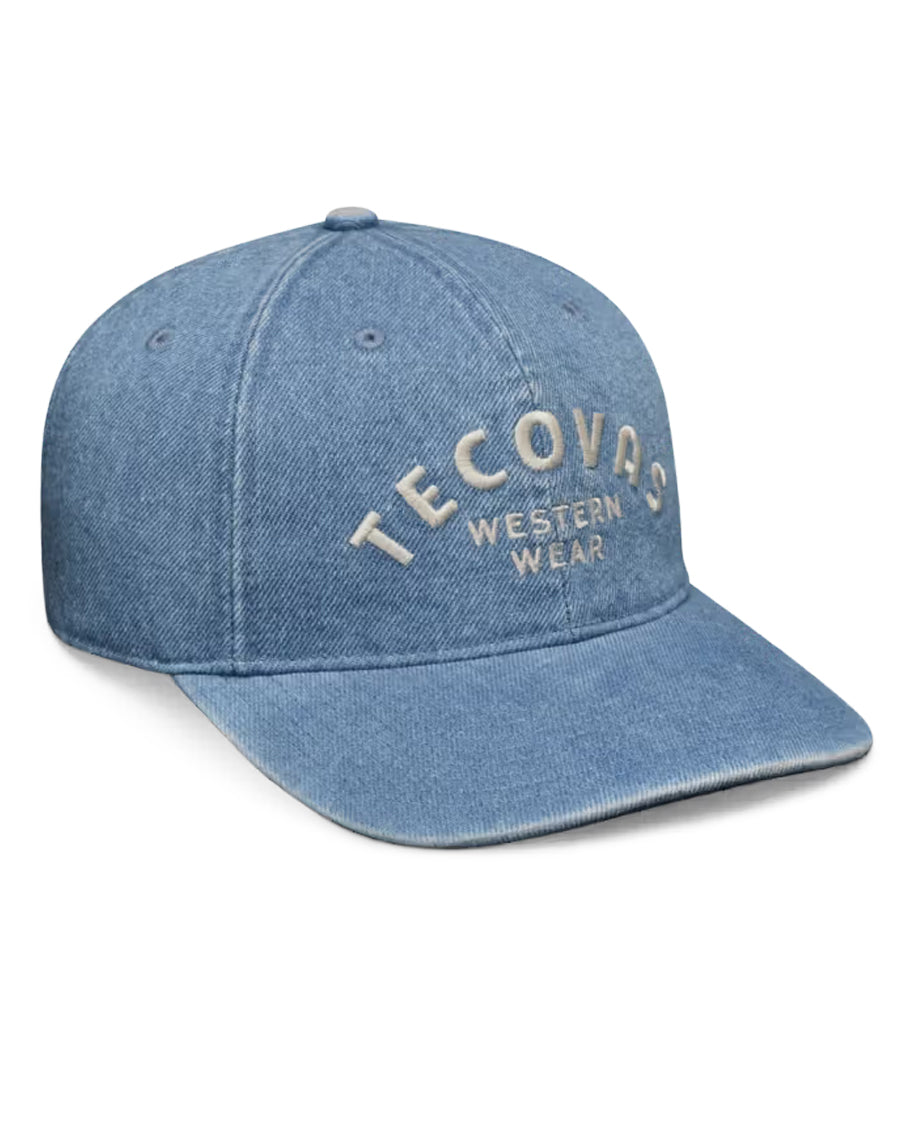 Tecovas Western Wear Denim Cap - 31205-Blu by Tecovas from Skip’s Western Outfitters | TEC-31205-BLU-OS