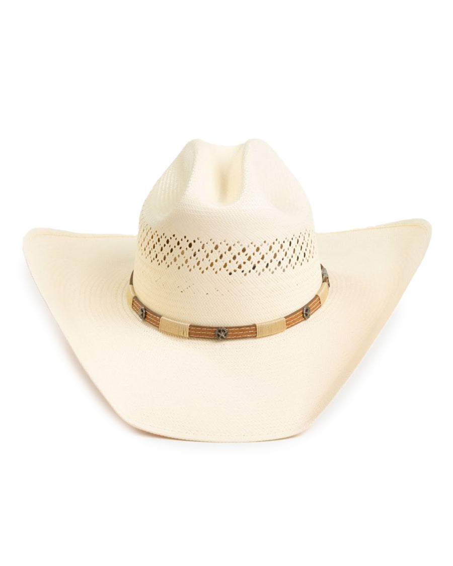 Larry Mahan 10X Wyatt Natural Western Straw Cowboy Hat