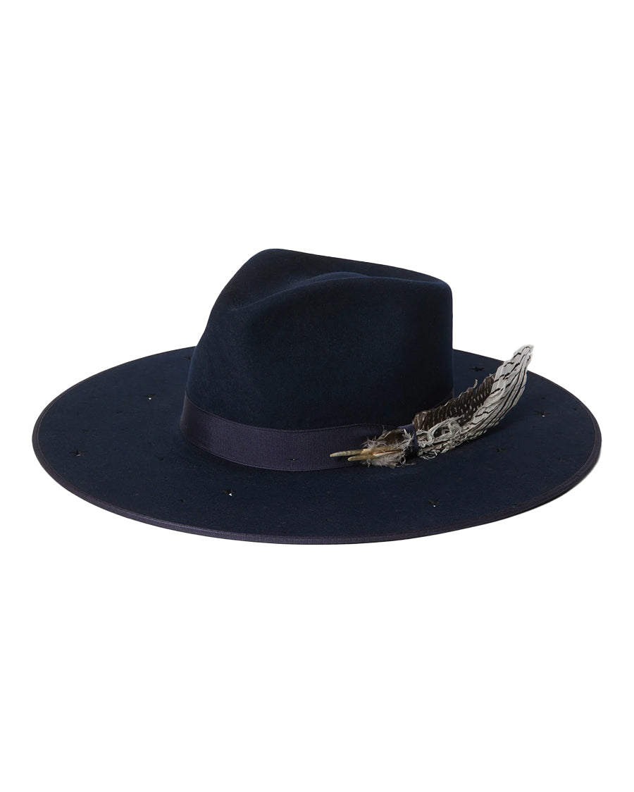 Women's Night Sky Wool Fedora - Xwngsks1040-48