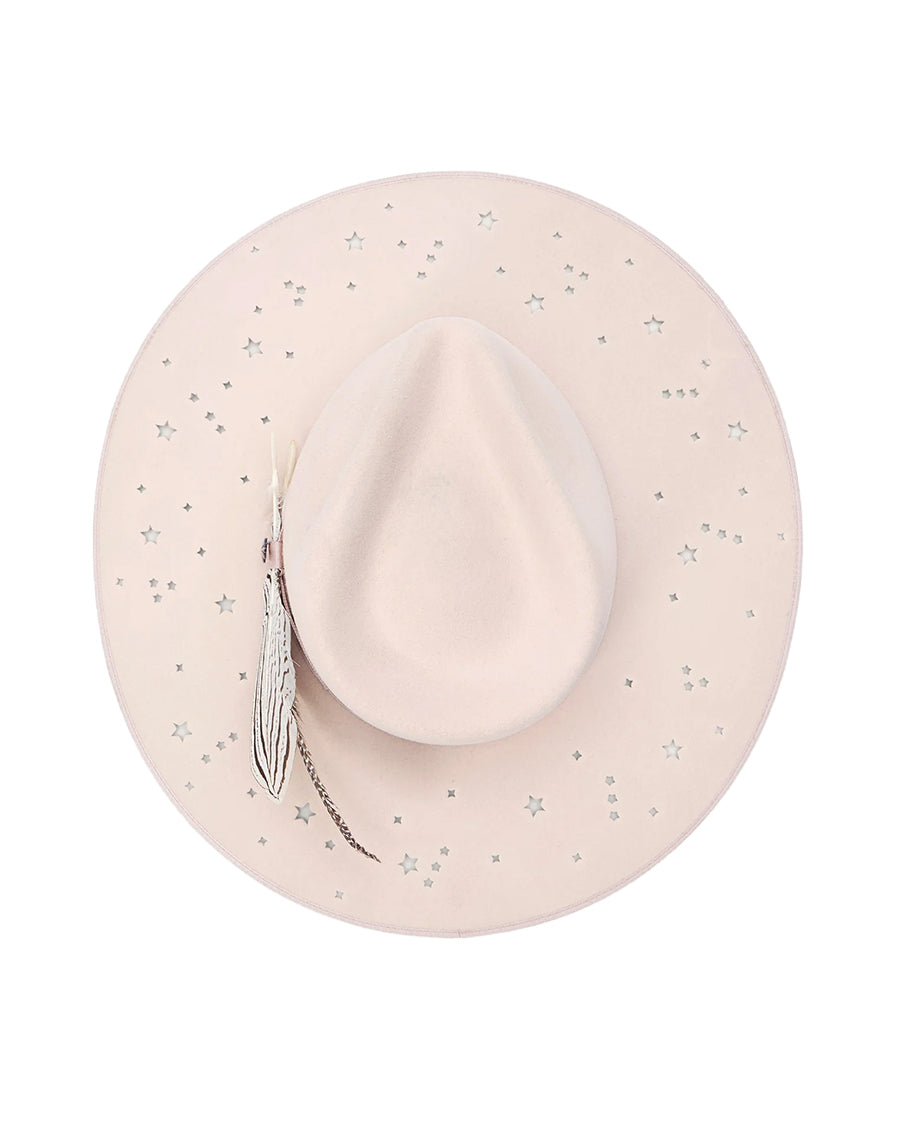 Women's Night Sky Wool Fedora - XWNGSKS1040-PP