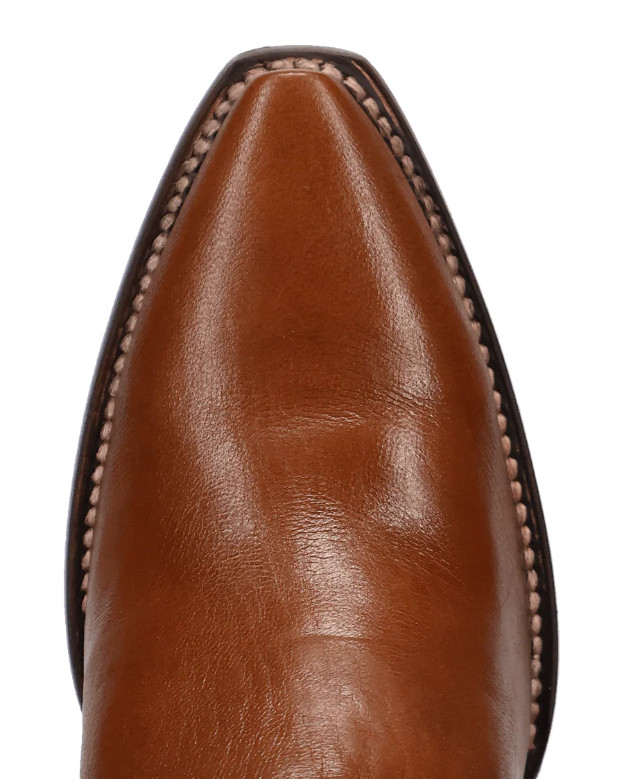 Women's Marsala Leather Western Boots - Dp7174
