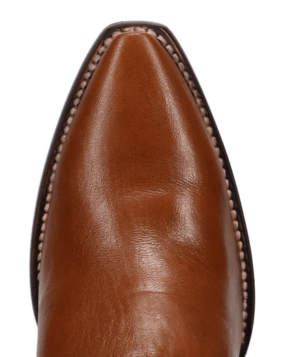 Women's Marsala Leather Western Boots - Dp7174