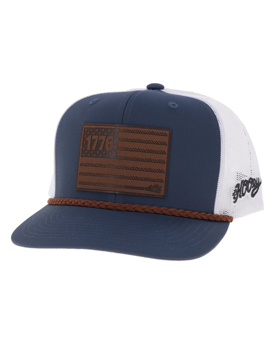 1776 Liberty Roper 6-Panel Trucker Cap - 2655T-Nvwh