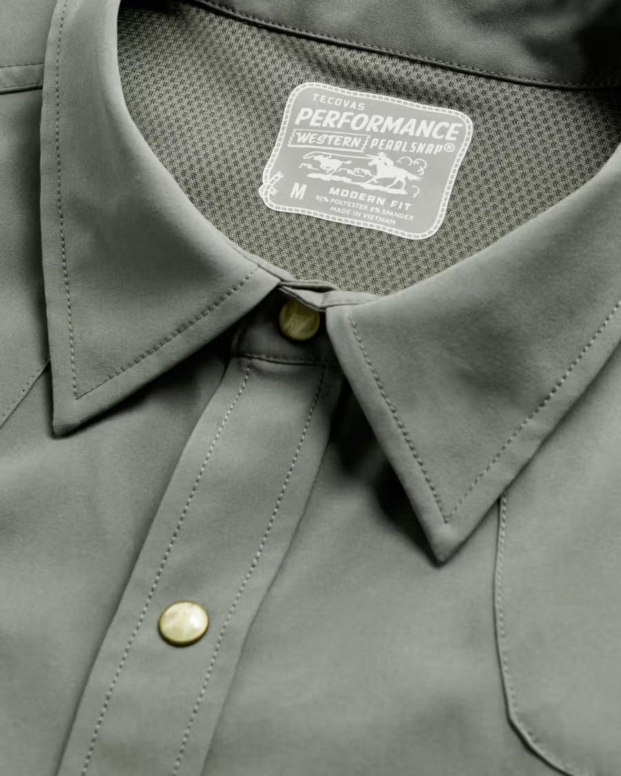 Men's Performance Western Pearl Snap Short Sleeve Shirt - 40364-Cac