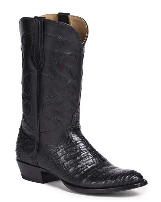 Men's Charles Caiman Crocodile Belly Boots